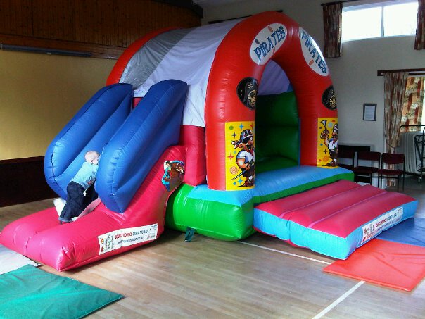 Pirates with slide - Bouncy Castles from R Leisure Hire Ltd - 01524 733540